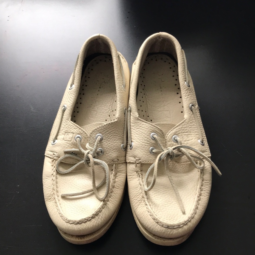 Men’s Sperry Top Siders Cream